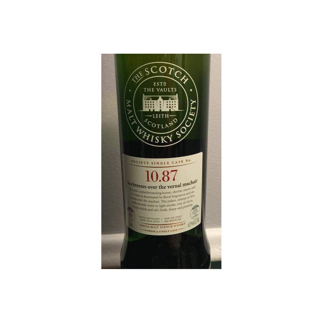 The Scotch Malt Whisky Society 2005 10 Years Single Malt Whisky 2