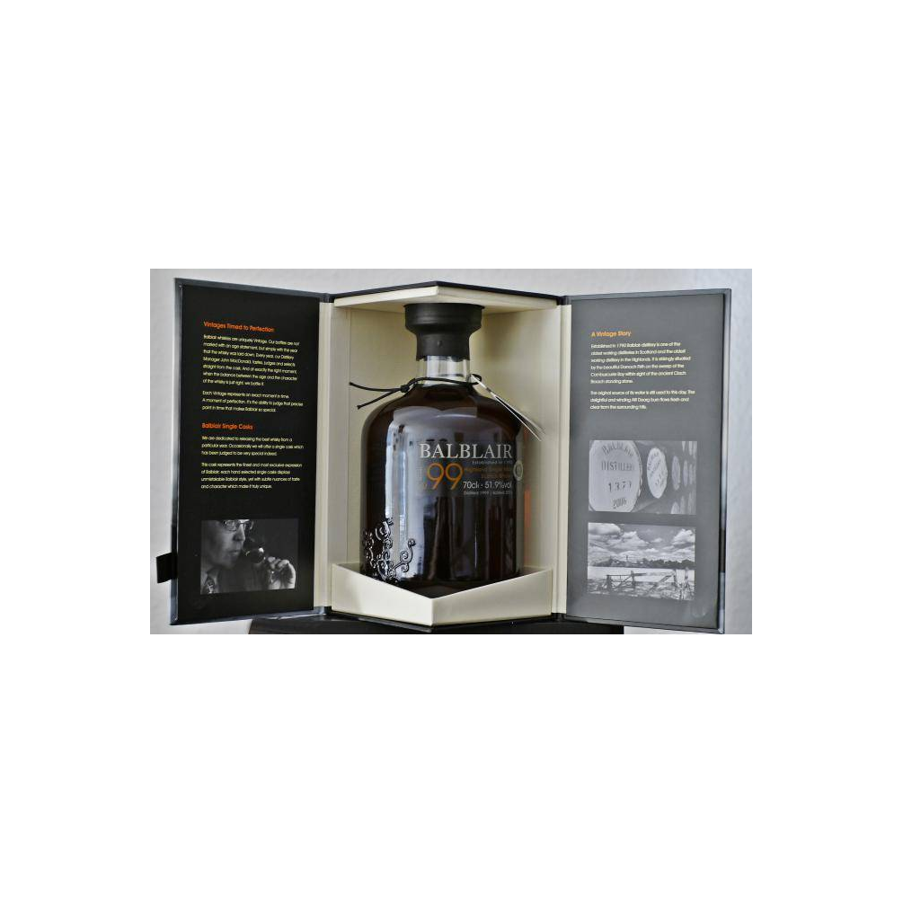 Balblair Single Cask 1999 17 Years Single Malt Whisky 2