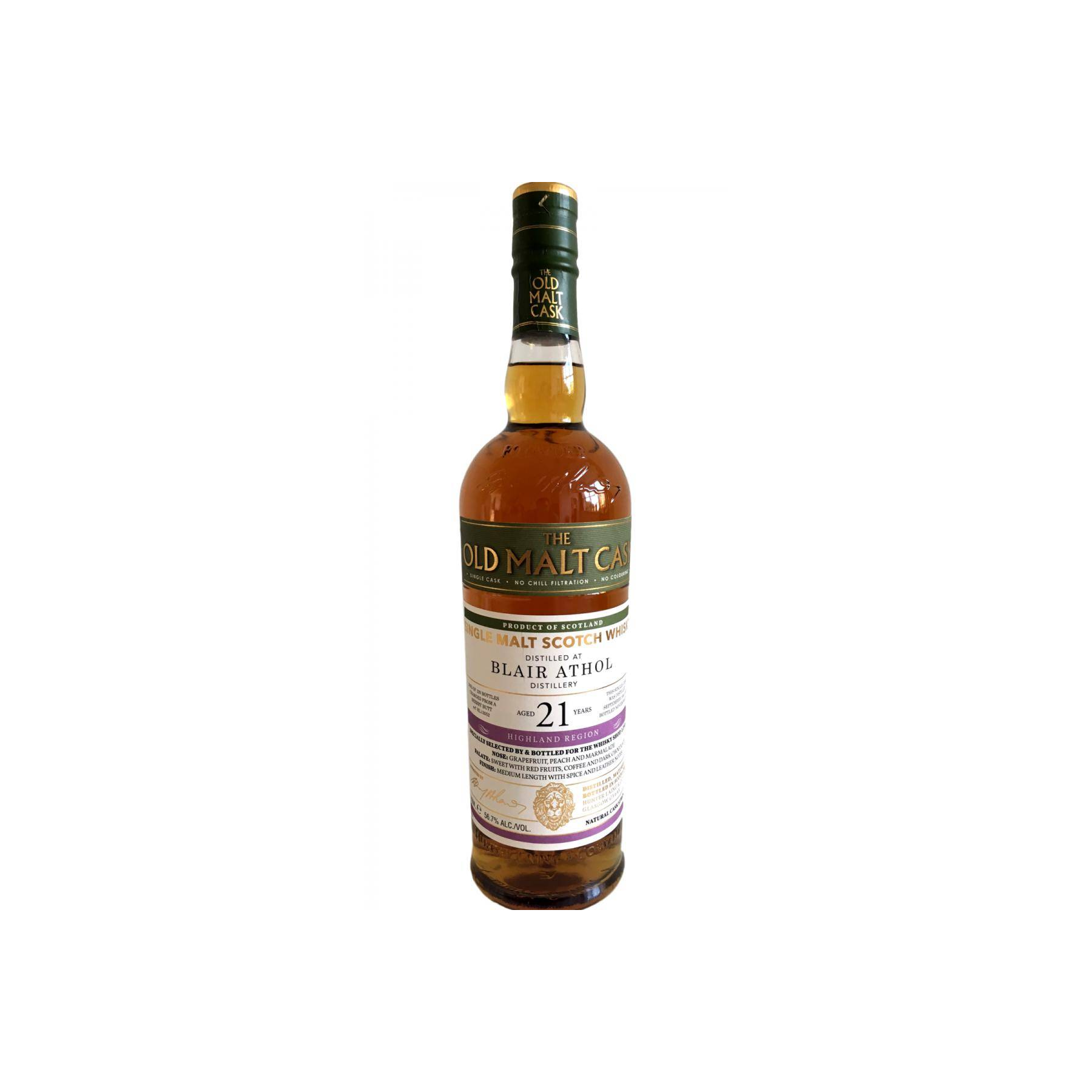 Blair Athol Old Malt Cask 1995 21 Years Single Malt Whisky
