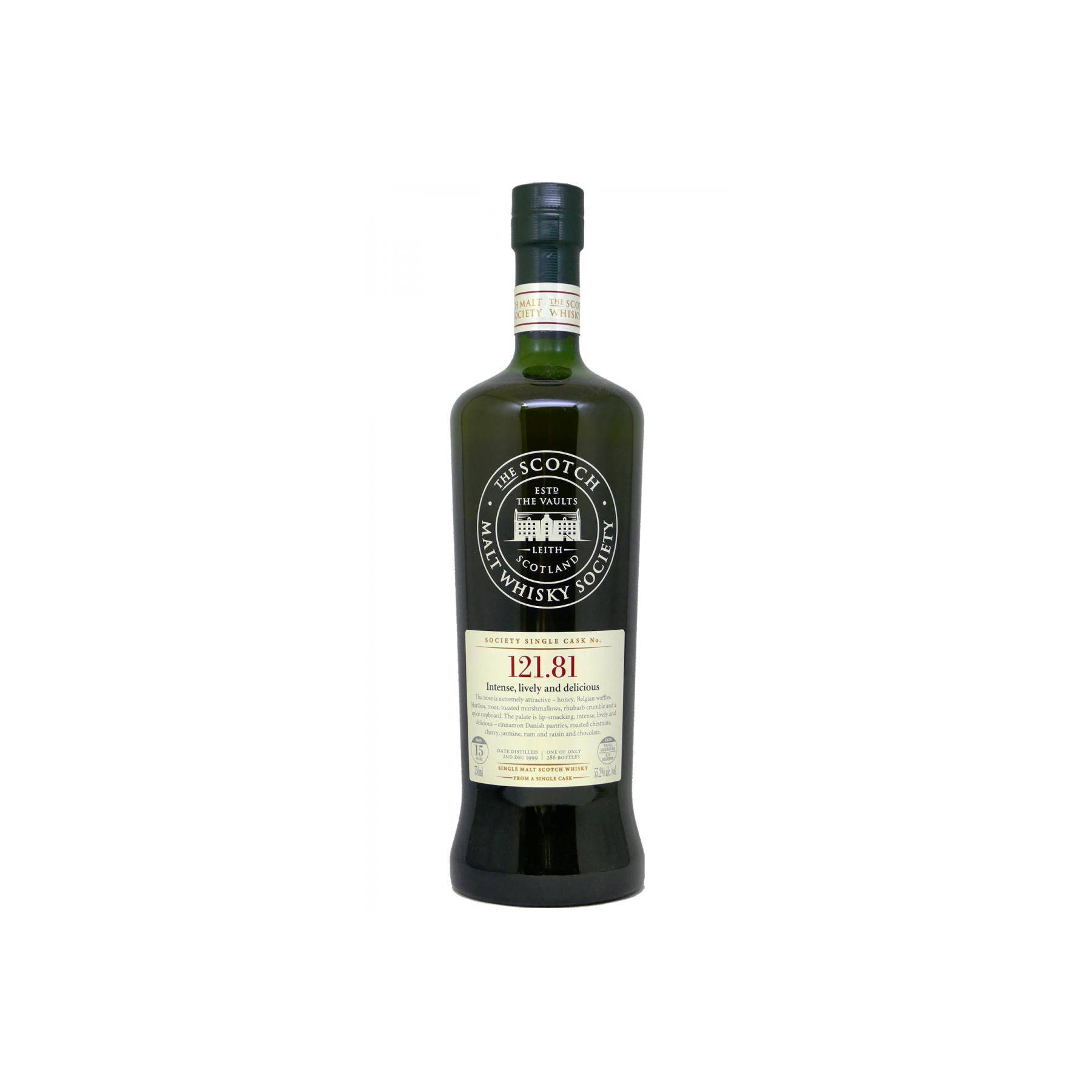 The Scotch Malt Whisky Society 1999 15 Years Single Malt Whisky