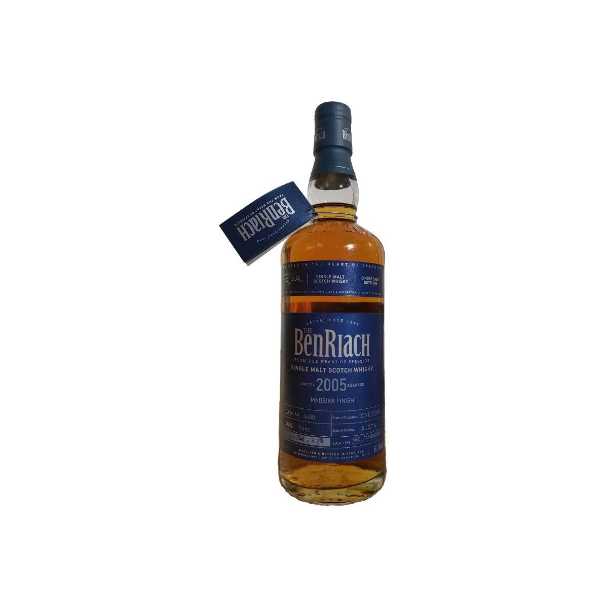 BenRiach Individual Cask Bottling 2005 10 Years Single Malt Whisky
