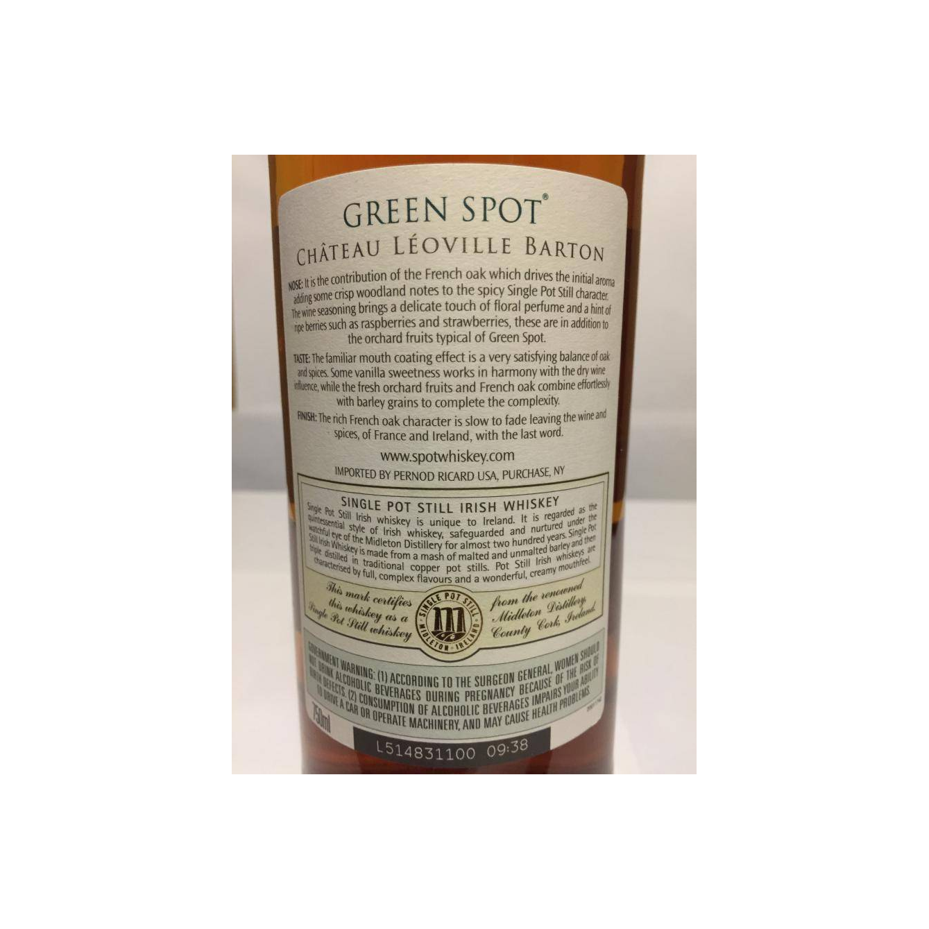Green Spot Single Pot Still Whisky 2