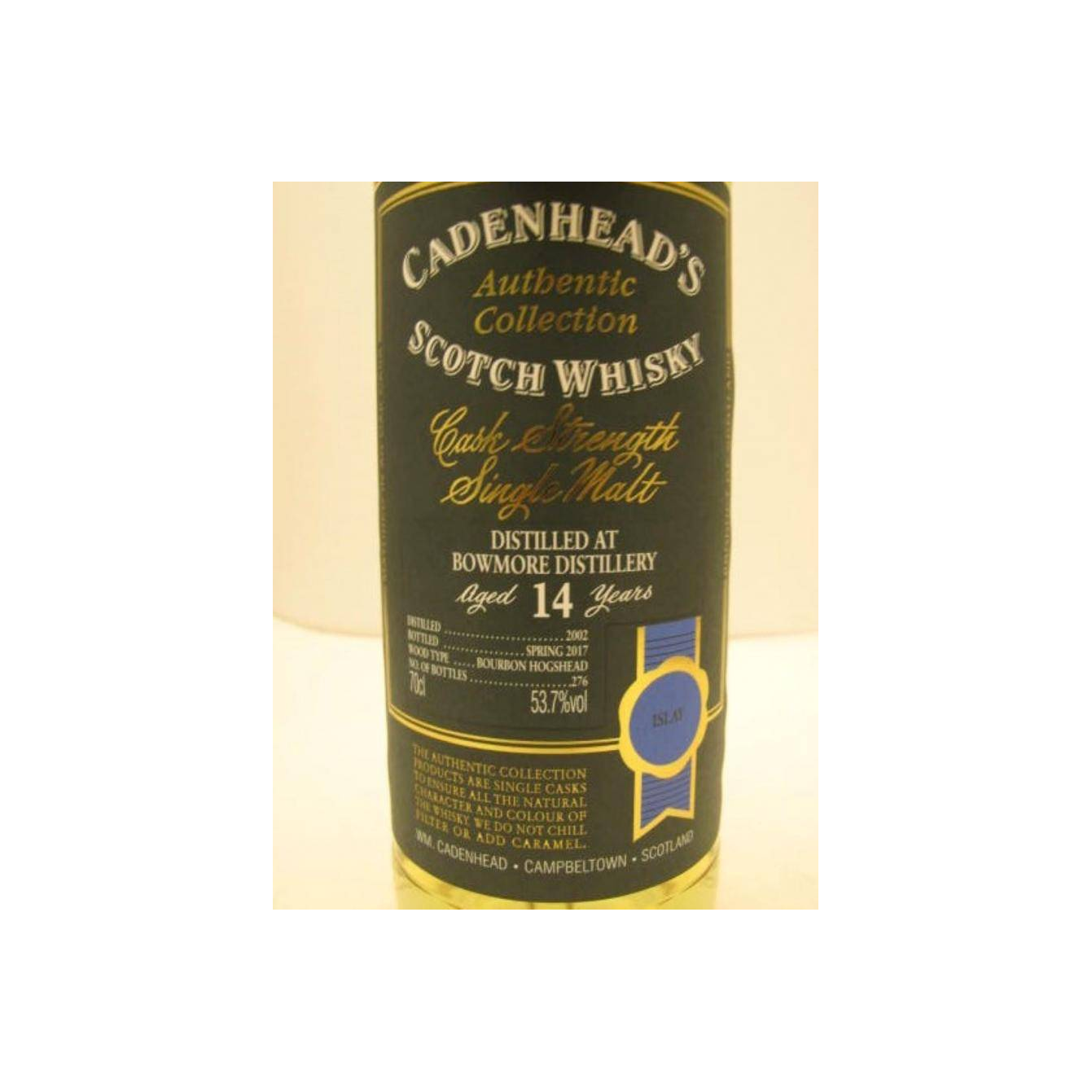 Bowmore Authentic Collection 2002 14 Years Single Malt Whisky 3