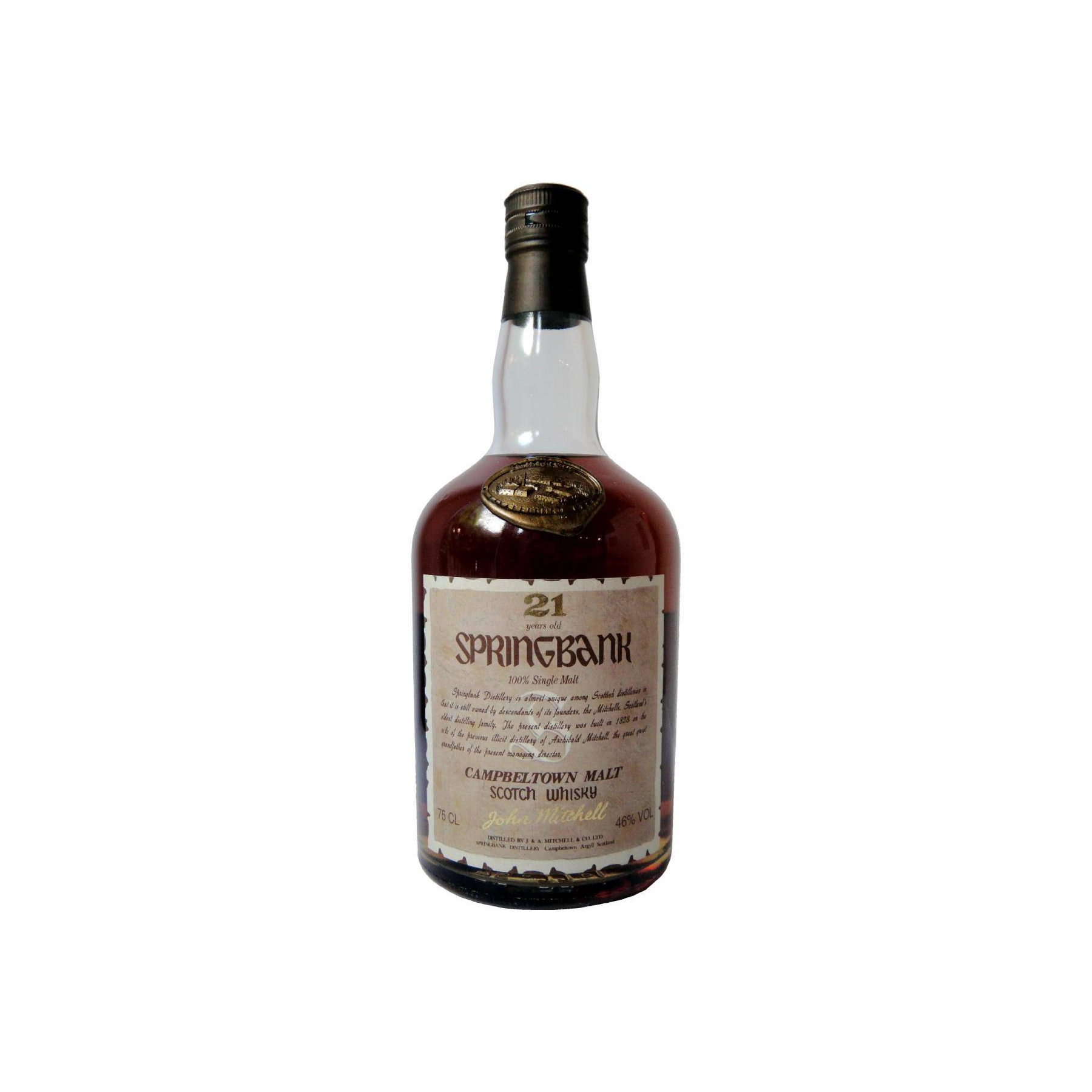 Springbank 21 Years Single Malt Whisky 2