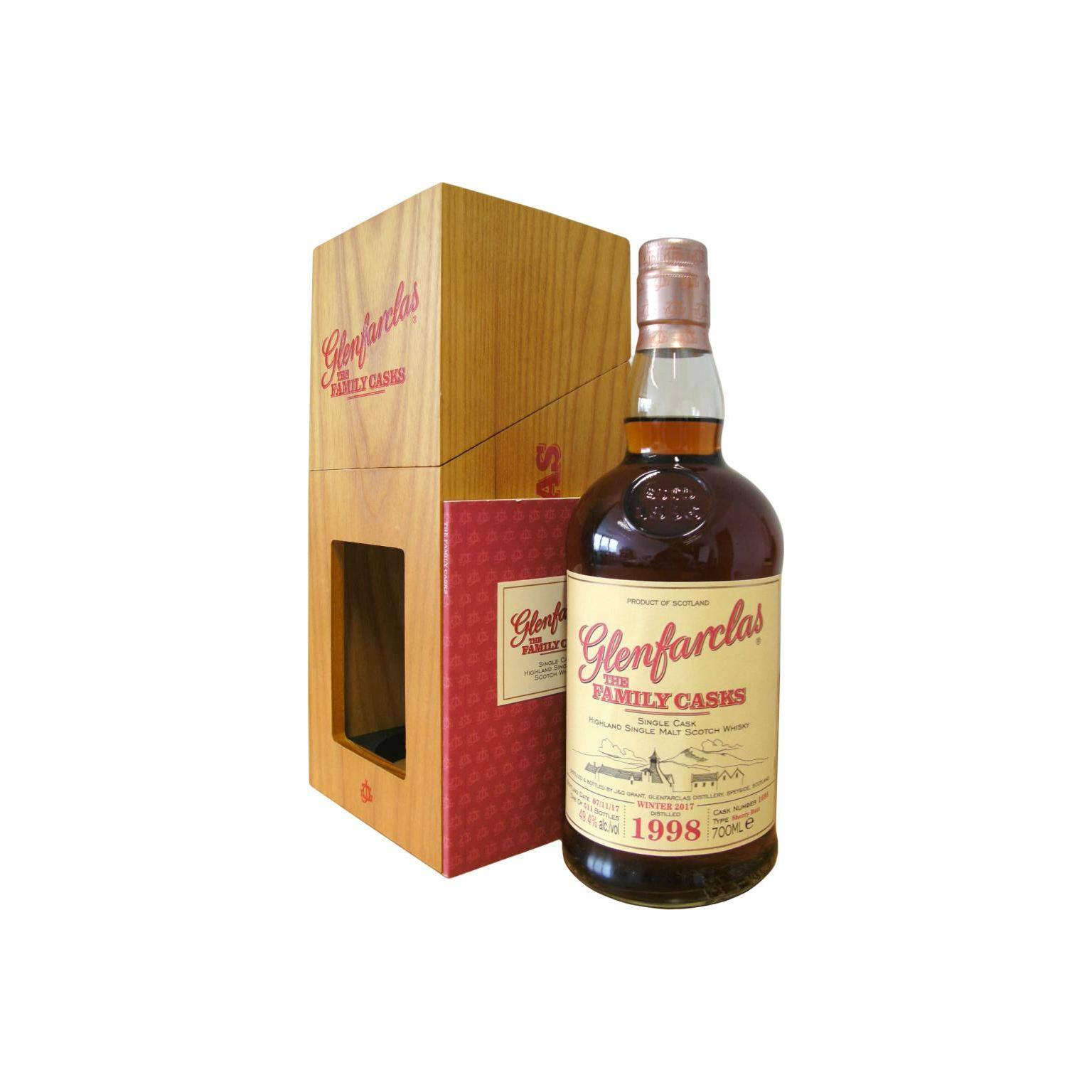 Glenfarclas 1998 19 Years Single Malt Whisky 3