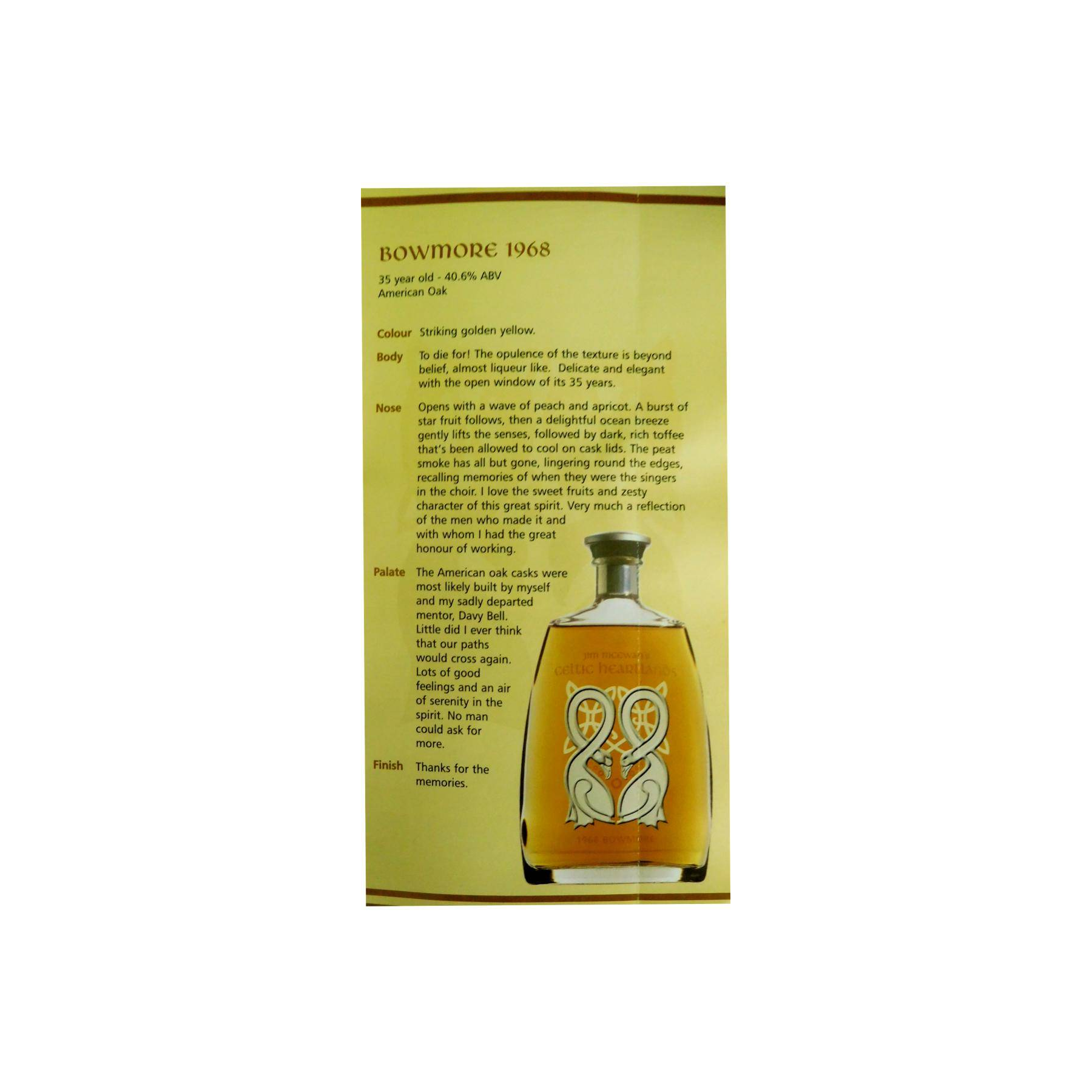 Bowmore 1968 35 Years Single Malt Whisky 3
