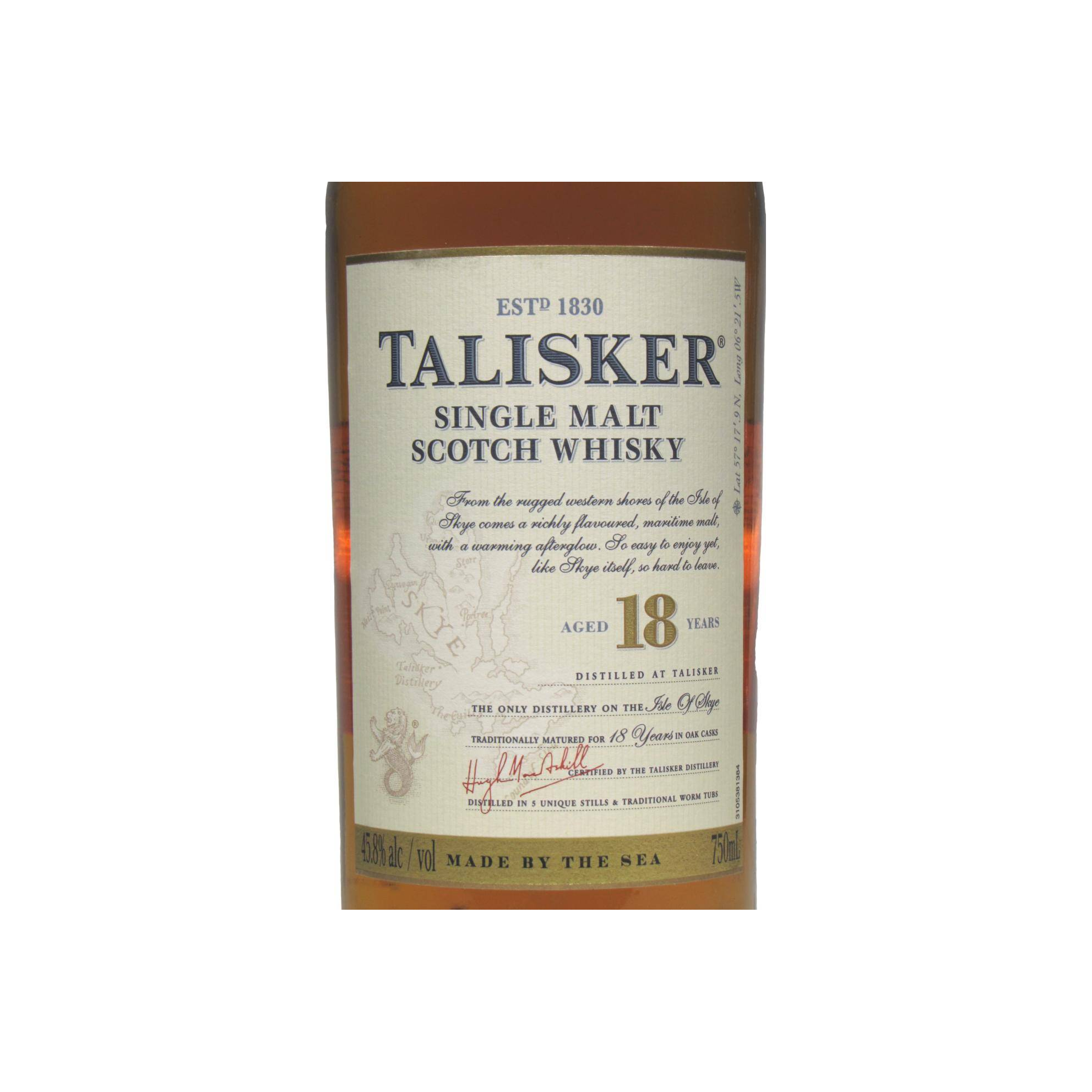 Talisker 18 Years Single Malt Whisky 2