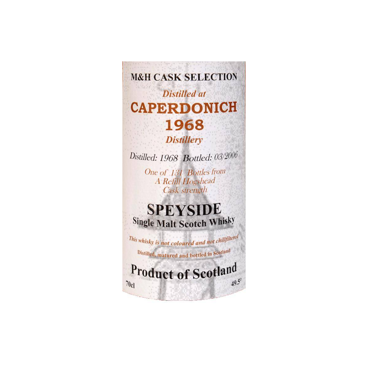 Caperdonich 1968 38 Years Single Malt Whisky 2