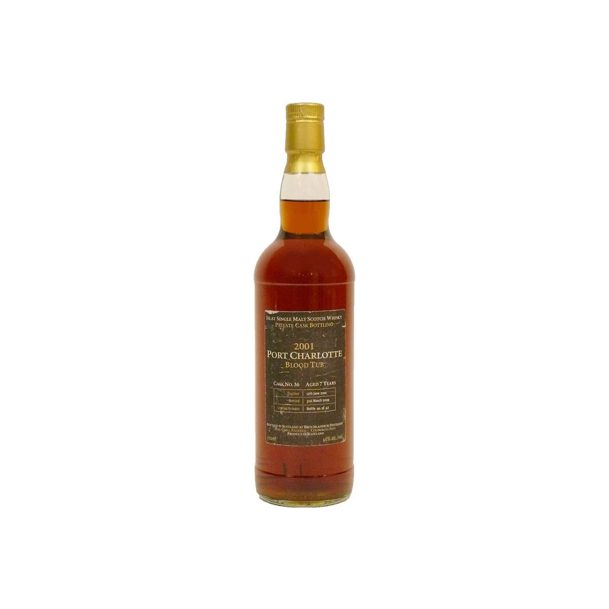 Port Charlotte 2001 7 Years Single Malt Whisky