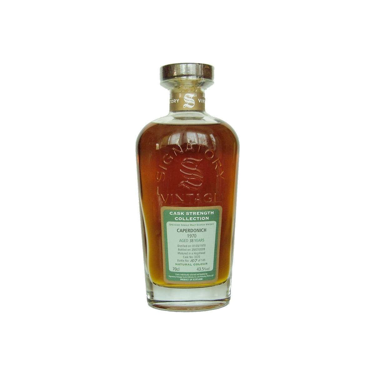 Caperdonich Cask Strength Collection 1970 38 Years Single Malt Whisky