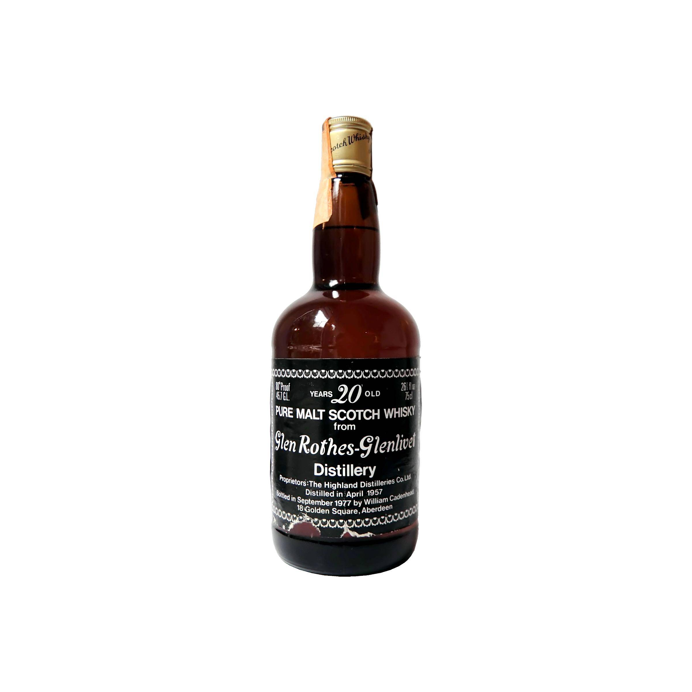 The Glenrothes 1957 20 Years Single Malt Whisky