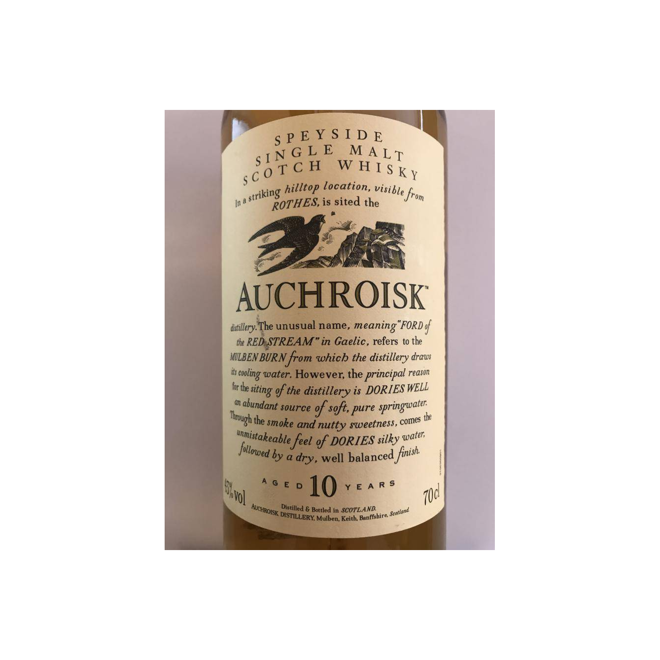 Auchroisk 10 Years Single Malt Whisky 3