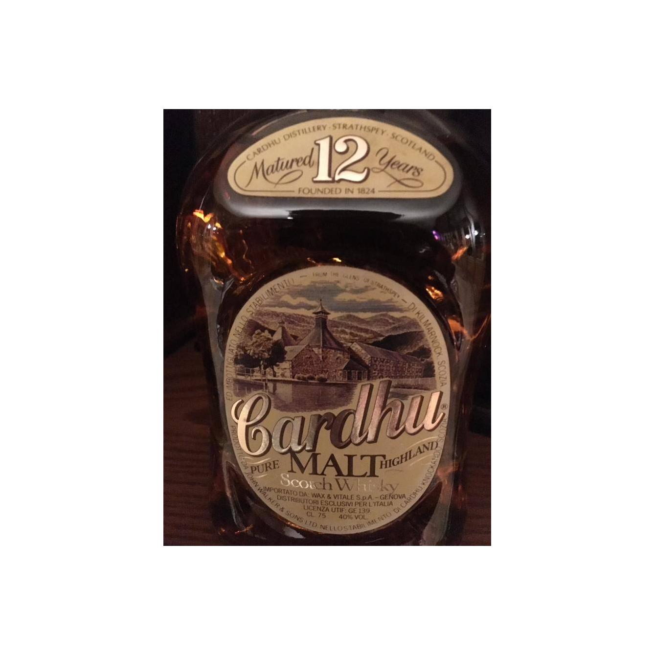 Cardhu 1970 12 Years Single Malt Whisky 2