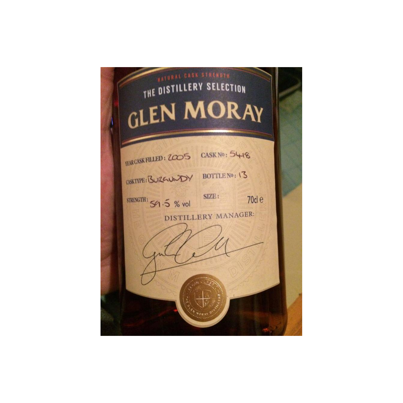 Glen Moray 2005 11 Years Single Malt Whisky 2