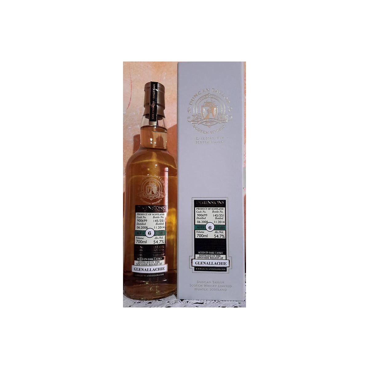 The GlenAllachie Dimensions 2008 6 Years Single Malt Whisky 2