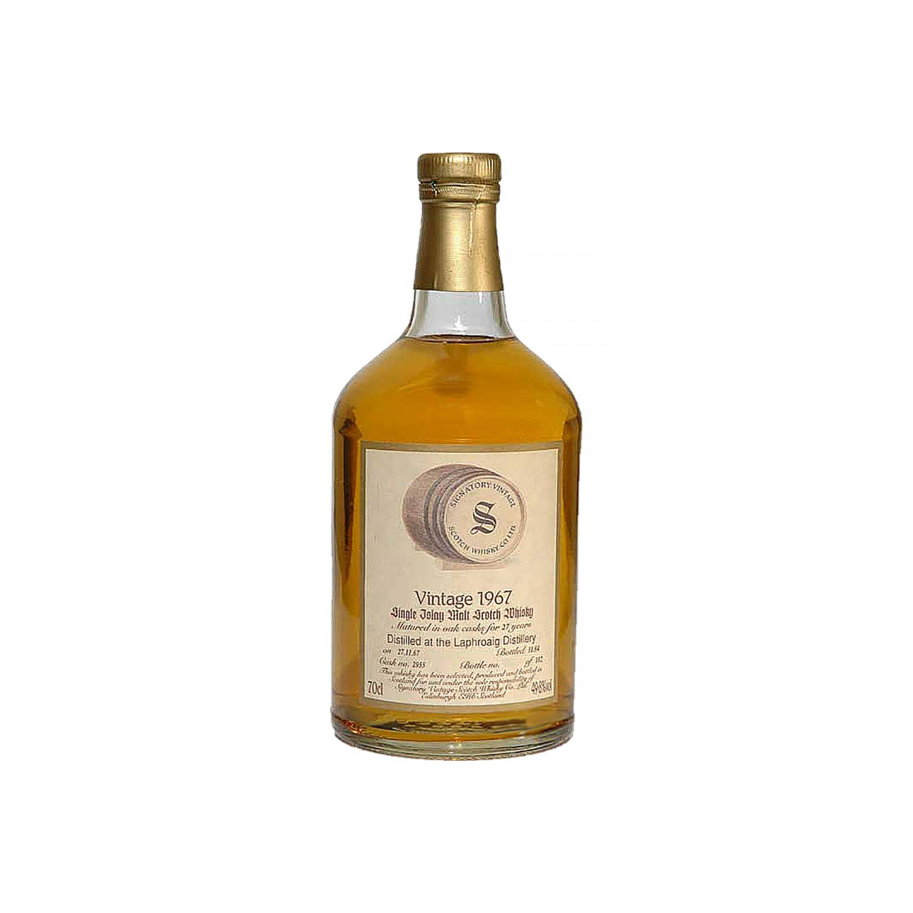 Laphroaig Vintage Collection - Dumpy 1967 27 Years Single Malt Whisky