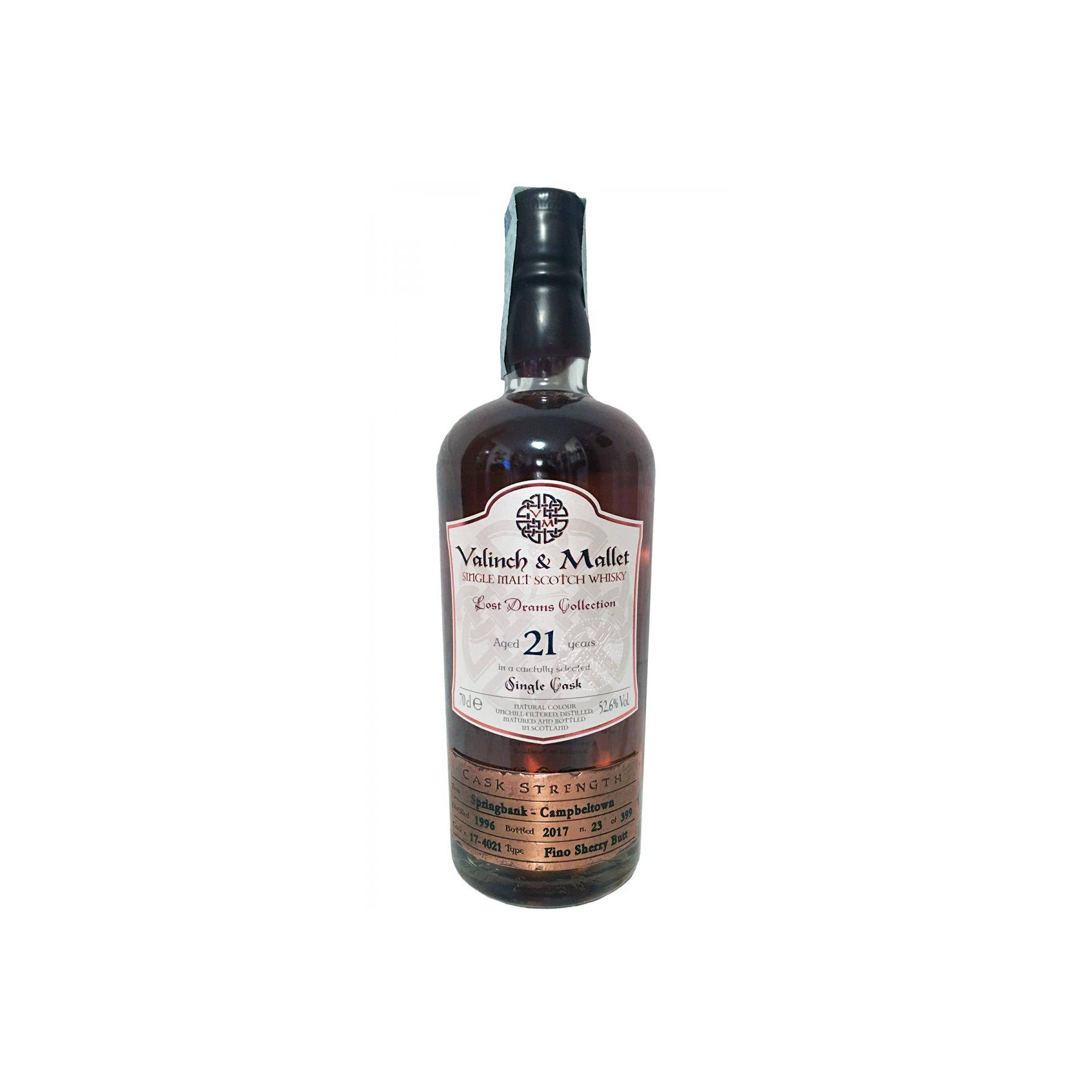 Springbank 1996 21 Years Single Malt Whisky