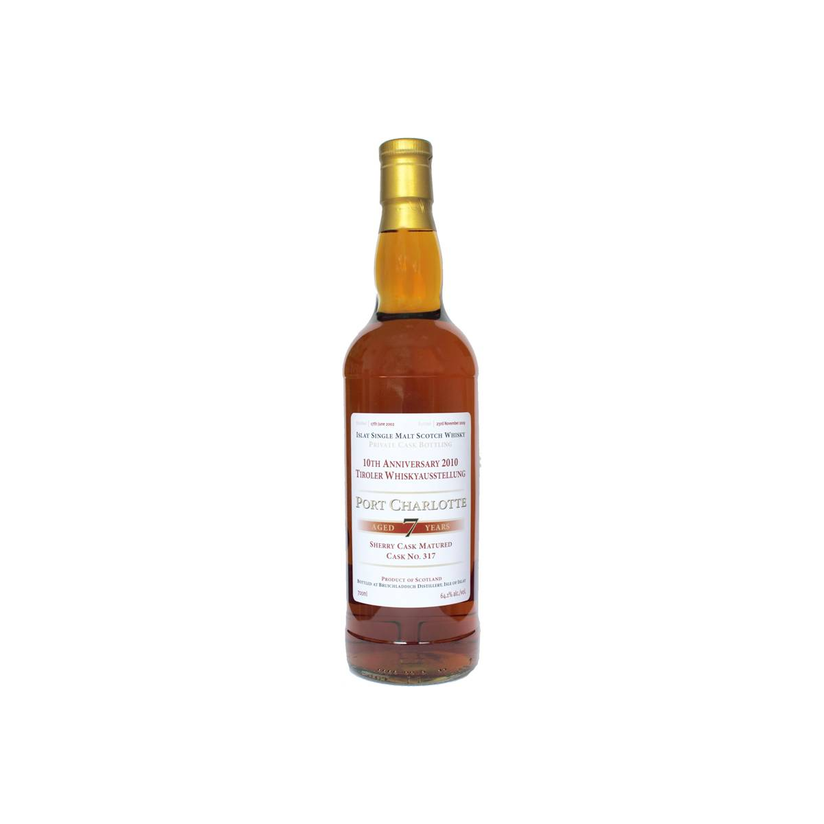 Port Charlotte 2002 7 Years Single Malt Whisky