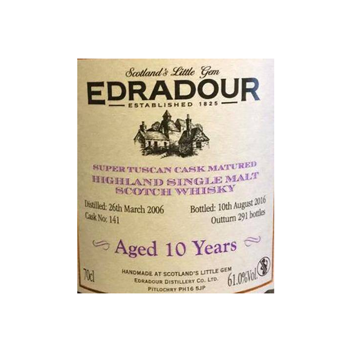 Edradour 2006 10 Years Single Malt Whisky