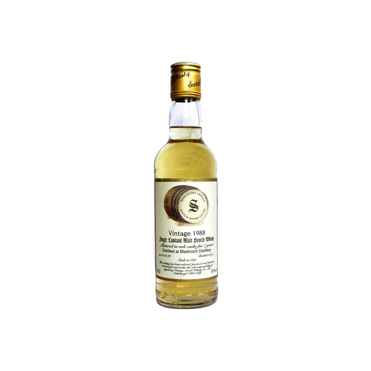 Bladnoch Vintage Collection 1988 7 Years Single Malt Whisky
