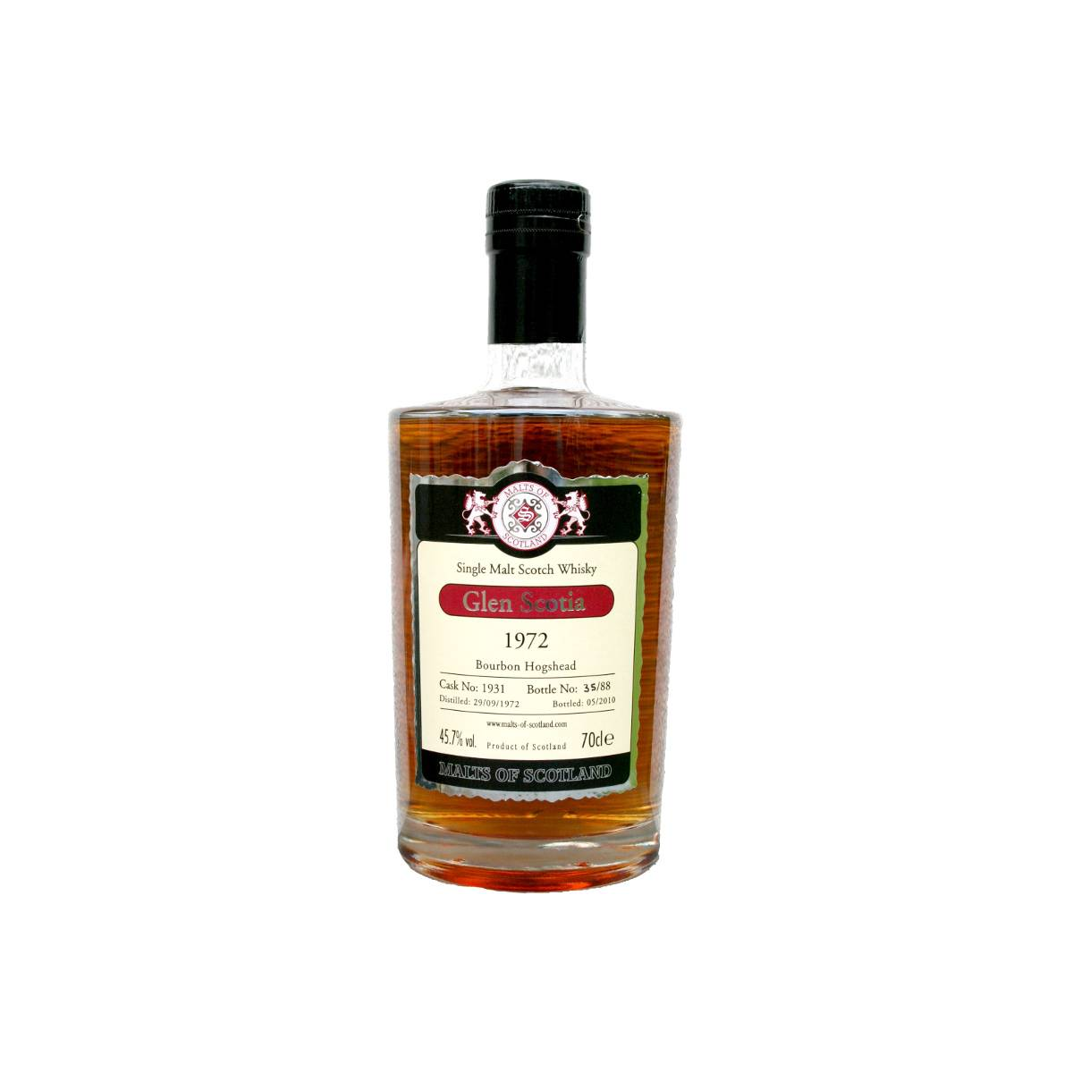 Glen Scotia 1972 37 Years Single Malt Whisky