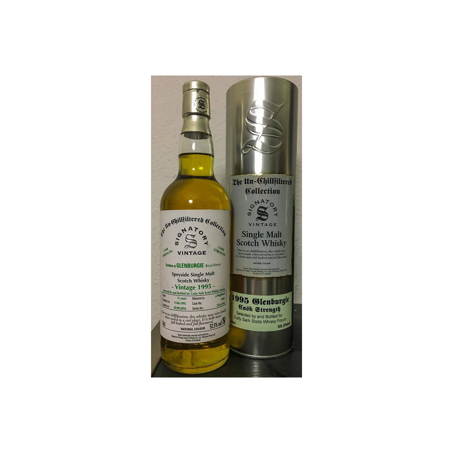Glenburgie 1995 21 Years Single Malt Whisky 2