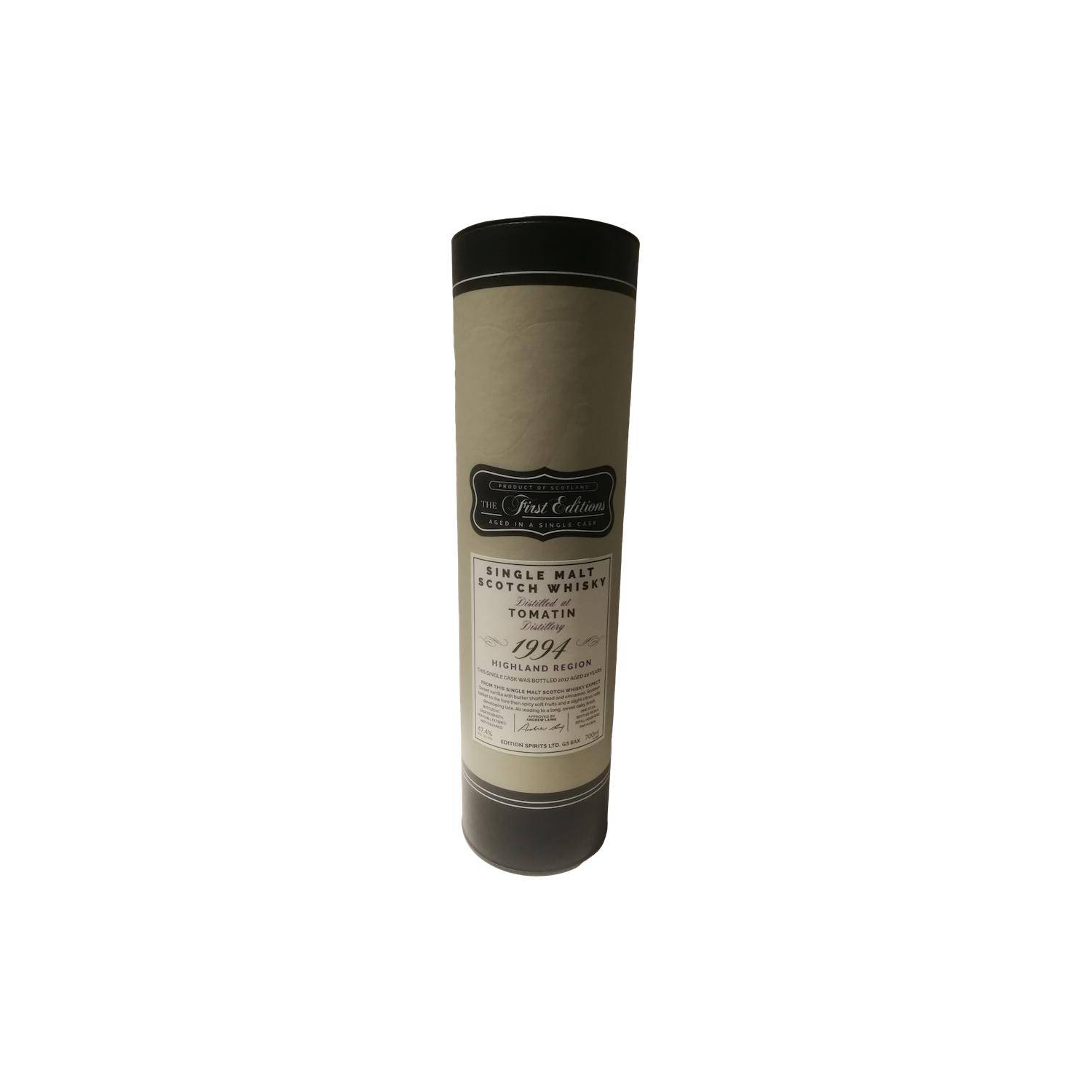 Tomatin The First Editions 1994 22 Years Single Malt Whisky 3