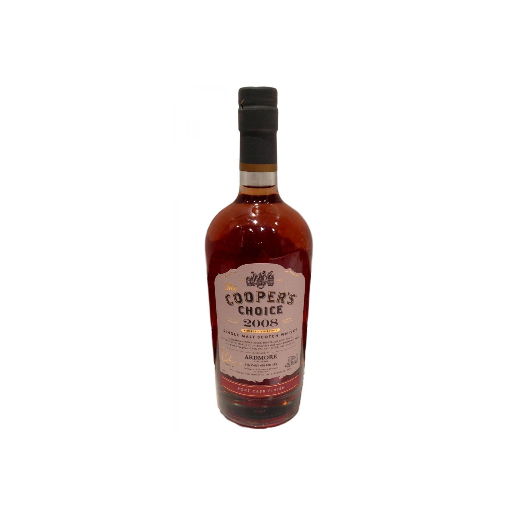 Ardmore The Cooper's Choice 2008 8 Years Single Malt Whisky 2