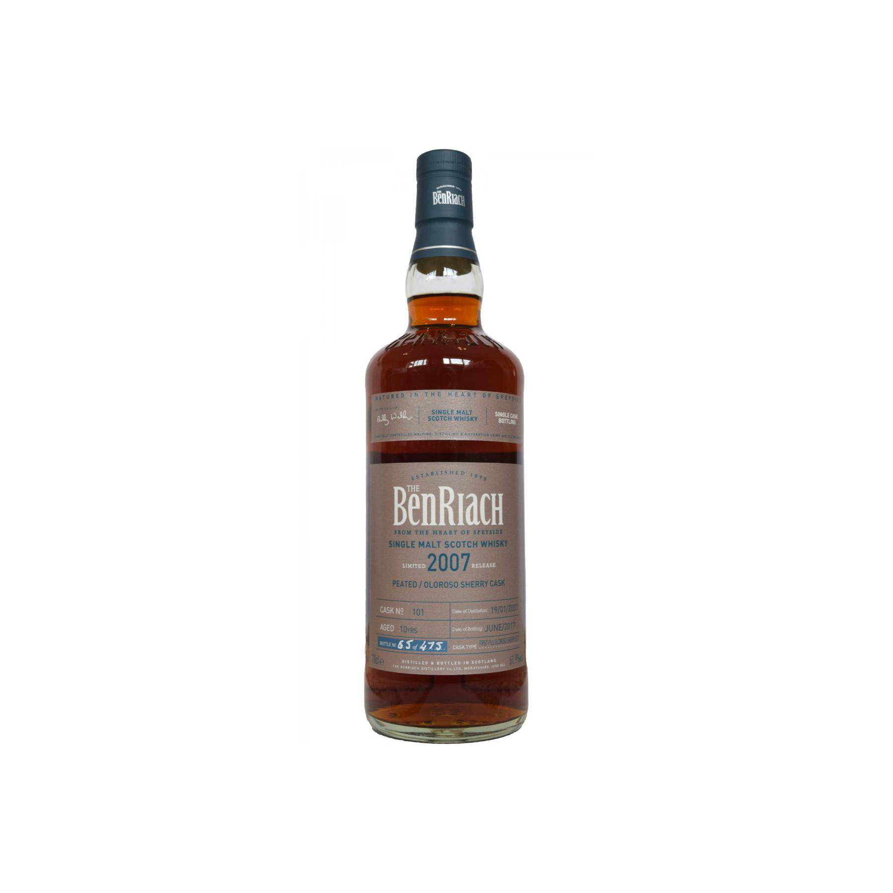 BenRiach 2007 10 Years Single Malt Whisky
