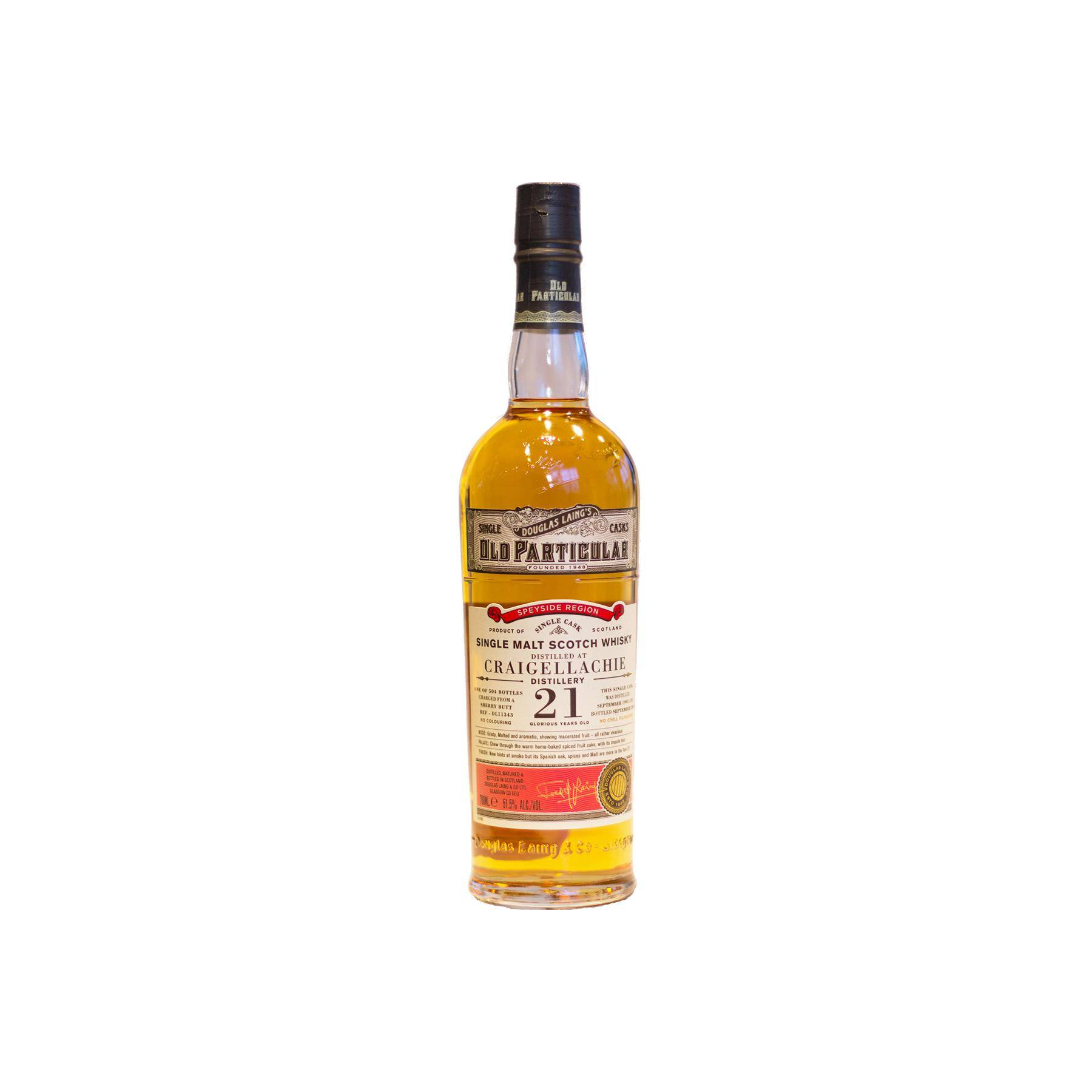 Craigellachie Old Particular 1995 21 Years Single Malt Whisky