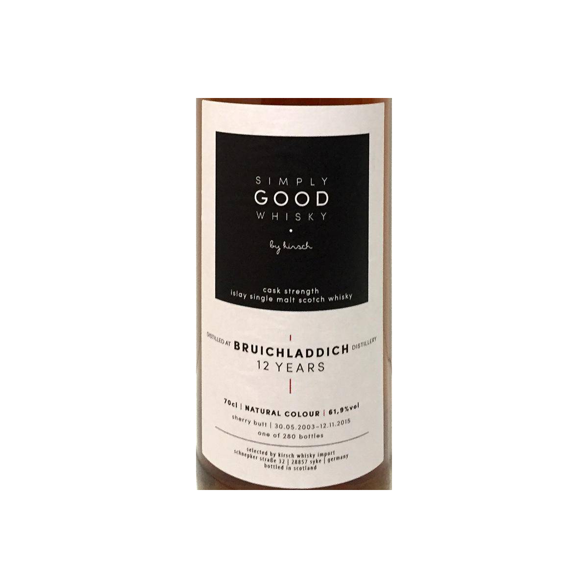 Bruichladdich 2003 12 Years Single Malt Whisky 2