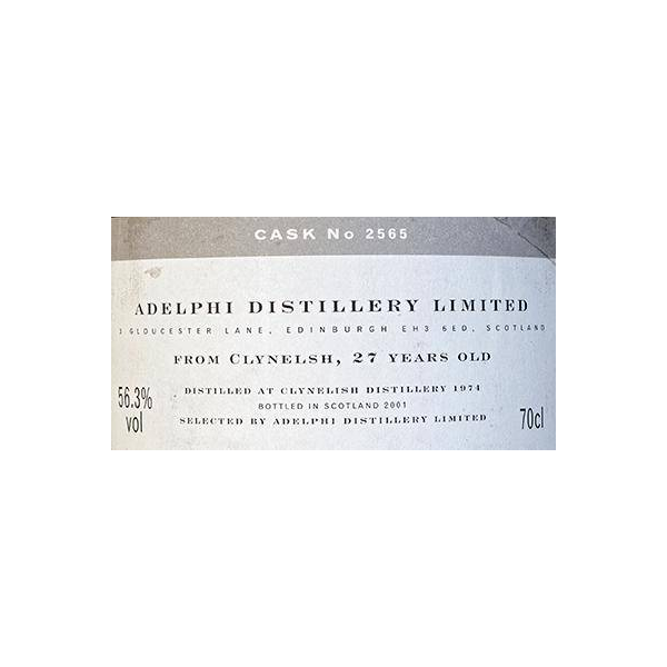 Clynelish 1974 27 Years Single Malt Whisky 3