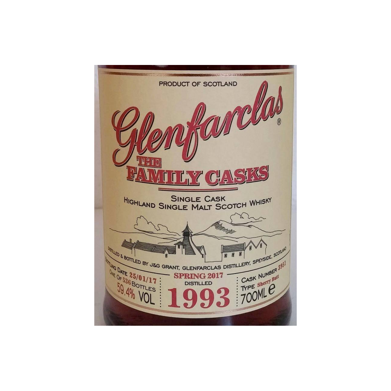 Glenfarclas 1993 23 Years Single Malt Whisky 2