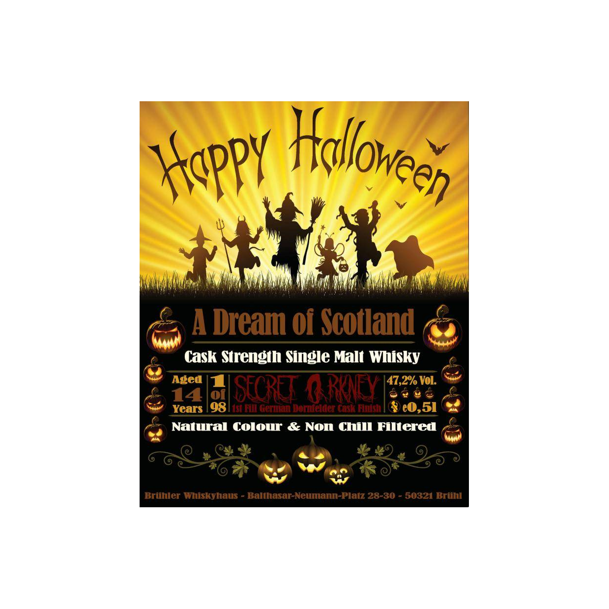 Secret Orkney 14-year-old BW - Happy Halloween