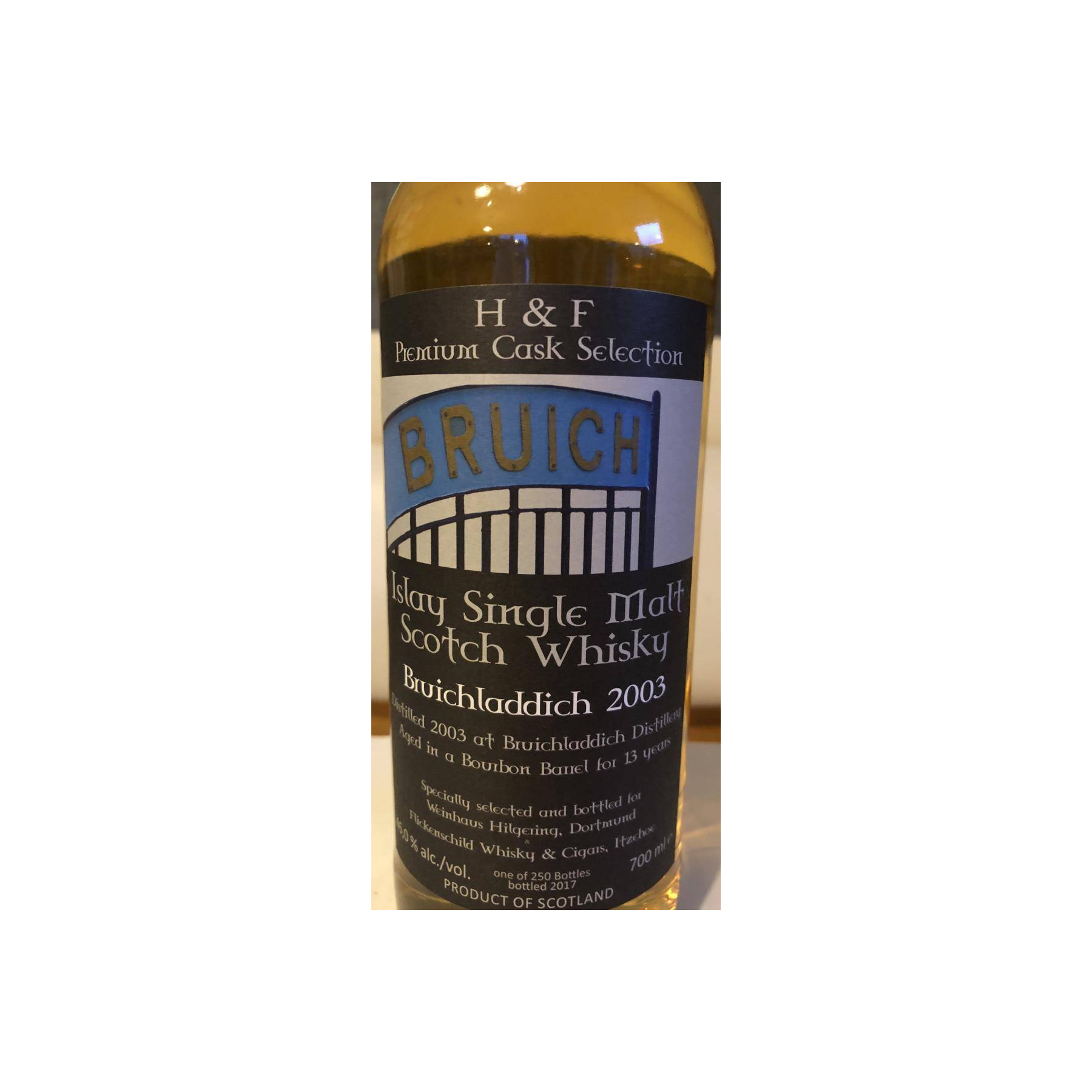 Bruichladdich 2003 13 Years Single Malt Whisky