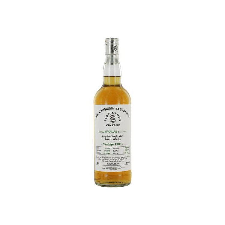 The Macallan The Un-Chillfiltered Collection 1988 21 Years Single Malt Whisky