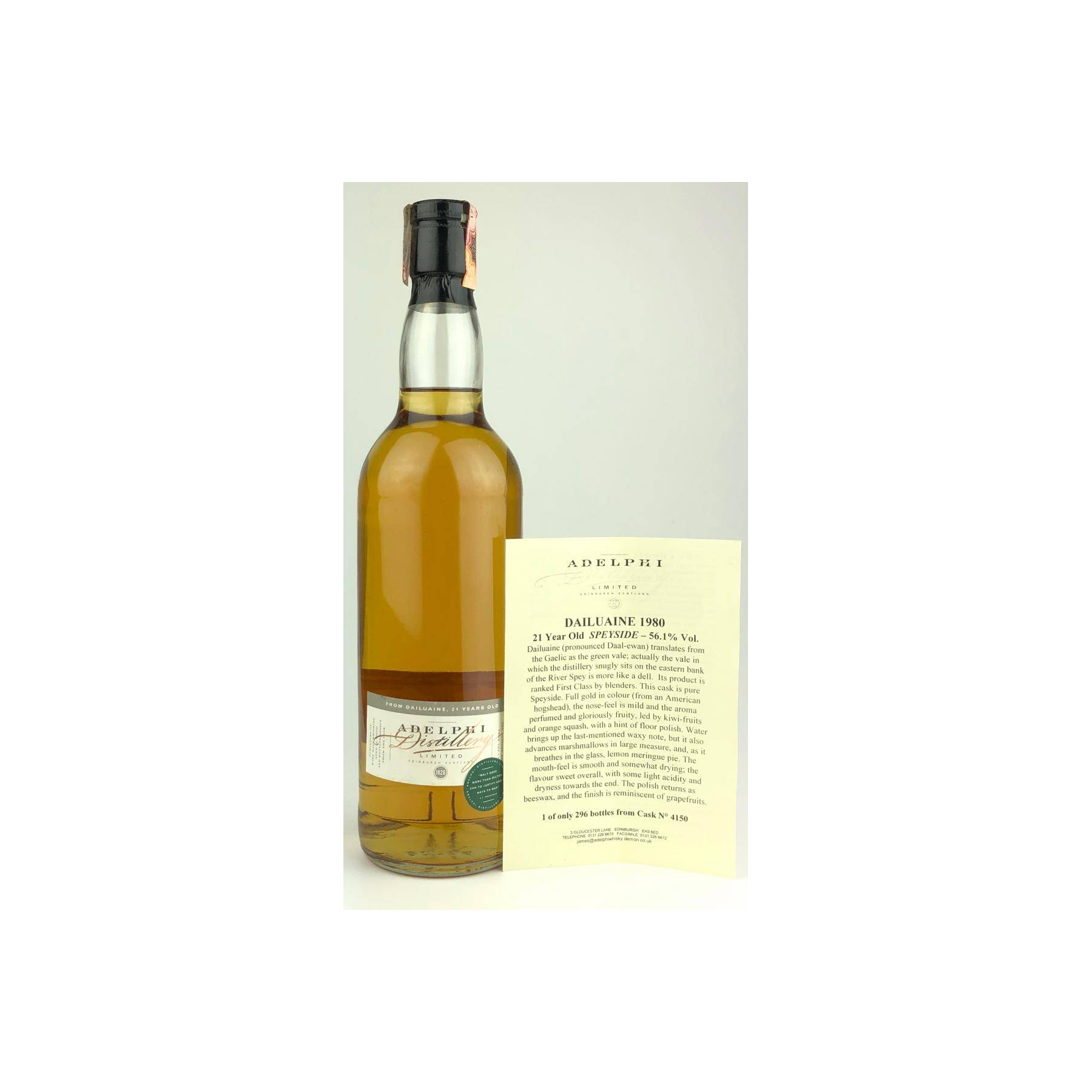 Dailuaine 1980 21 Years Single Malt Whisky 2
