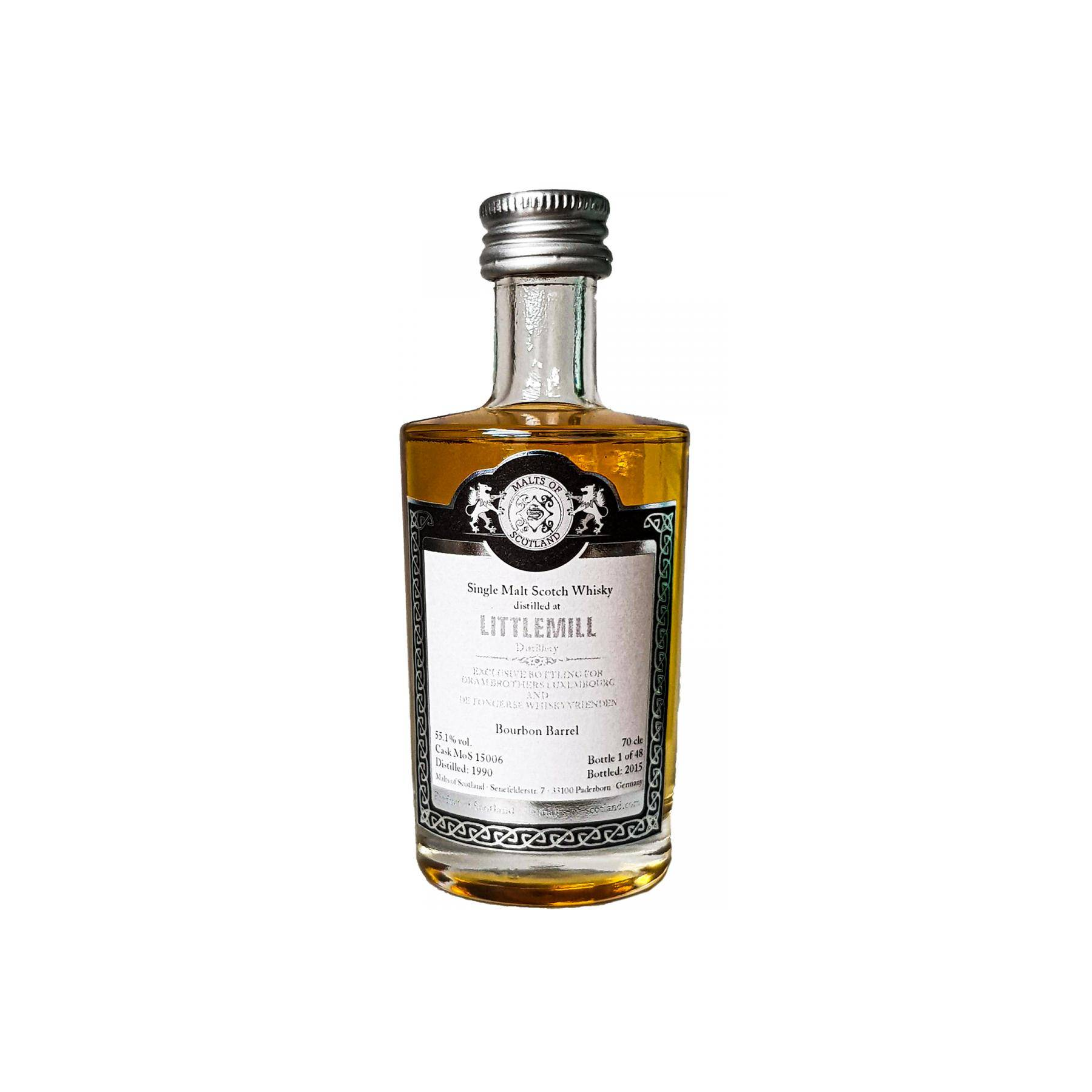 Littlemill Miniature 1990 25 Years Single Malt Whisky 2