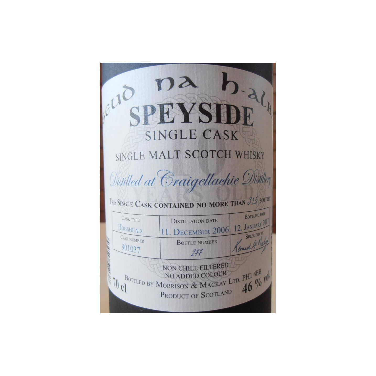 Craigellachie 2006 10 Years Single Malt Whisky 3