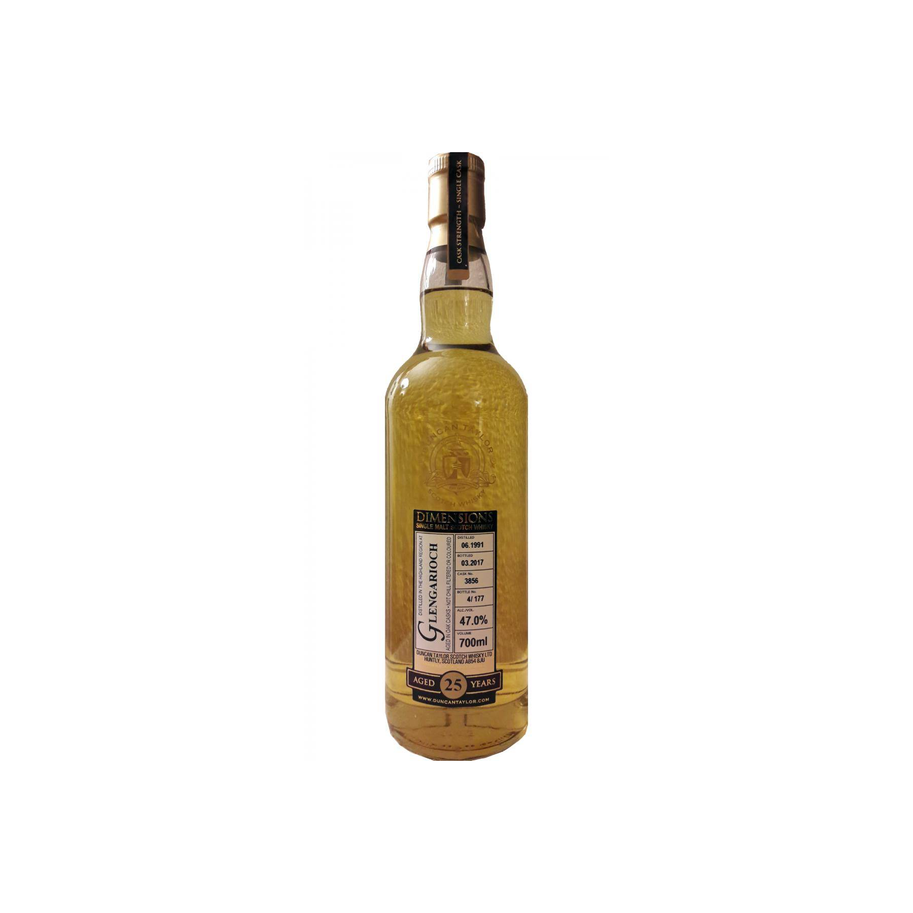 Glen Garioch Dimensions 1991 25 Years Single Malt Whisky