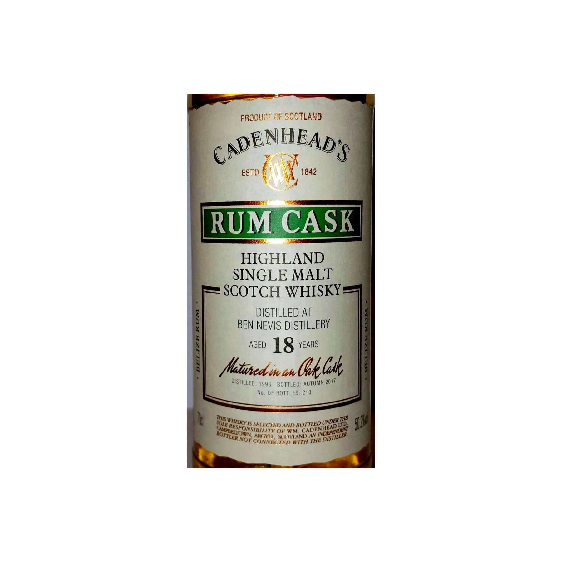Ben Nevis 1998 18 Years Single Malt Whisky 2