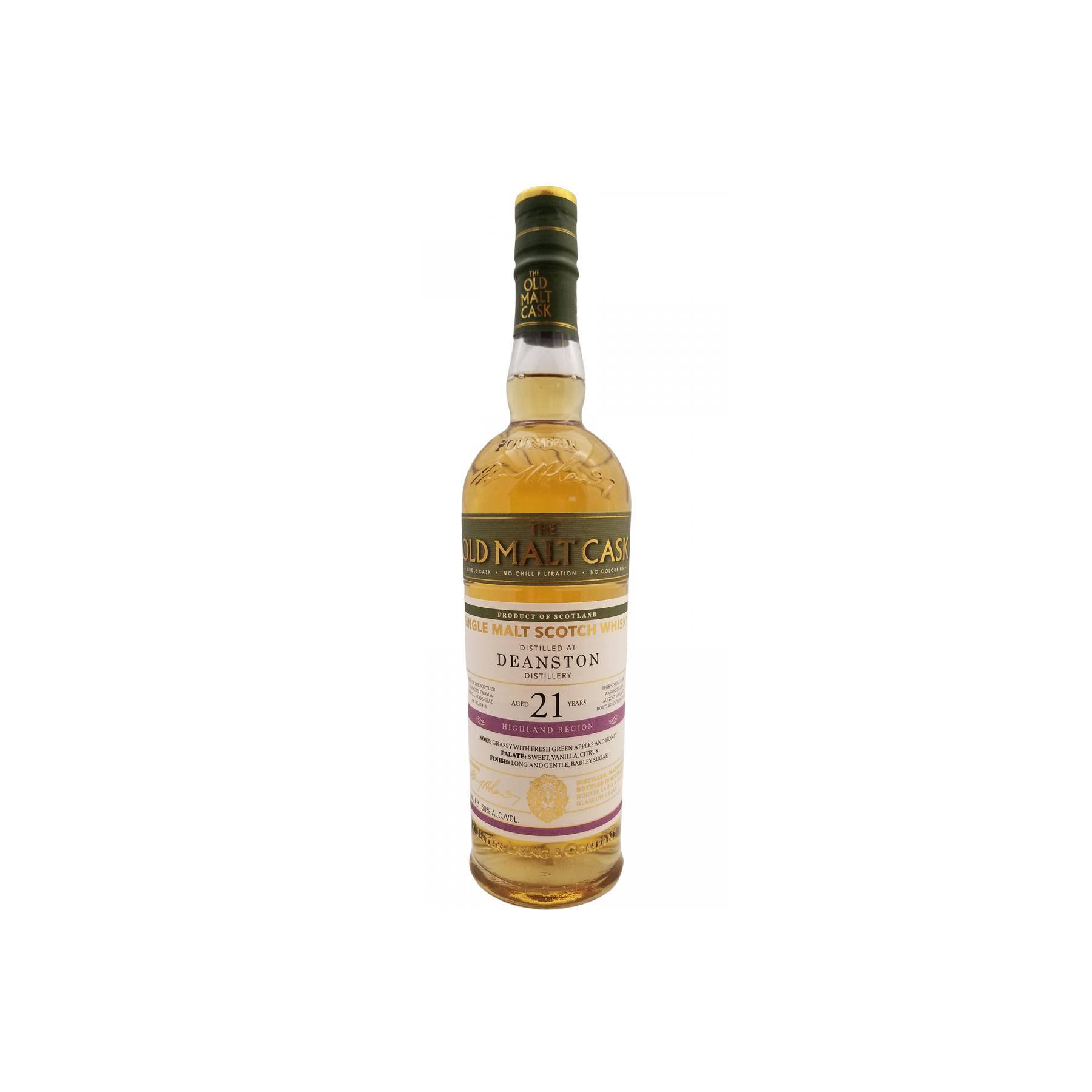 Deanston Old Malt Cask 1995 21 Years Single Malt Whisky