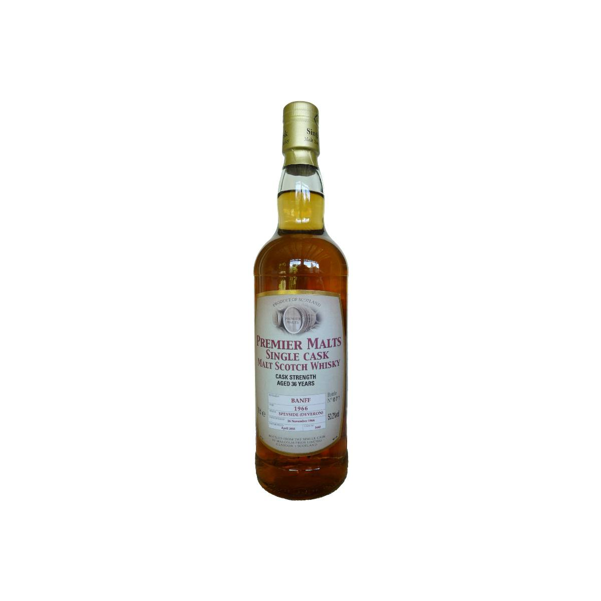 Banff 1966 36 Years Single Malt Whisky