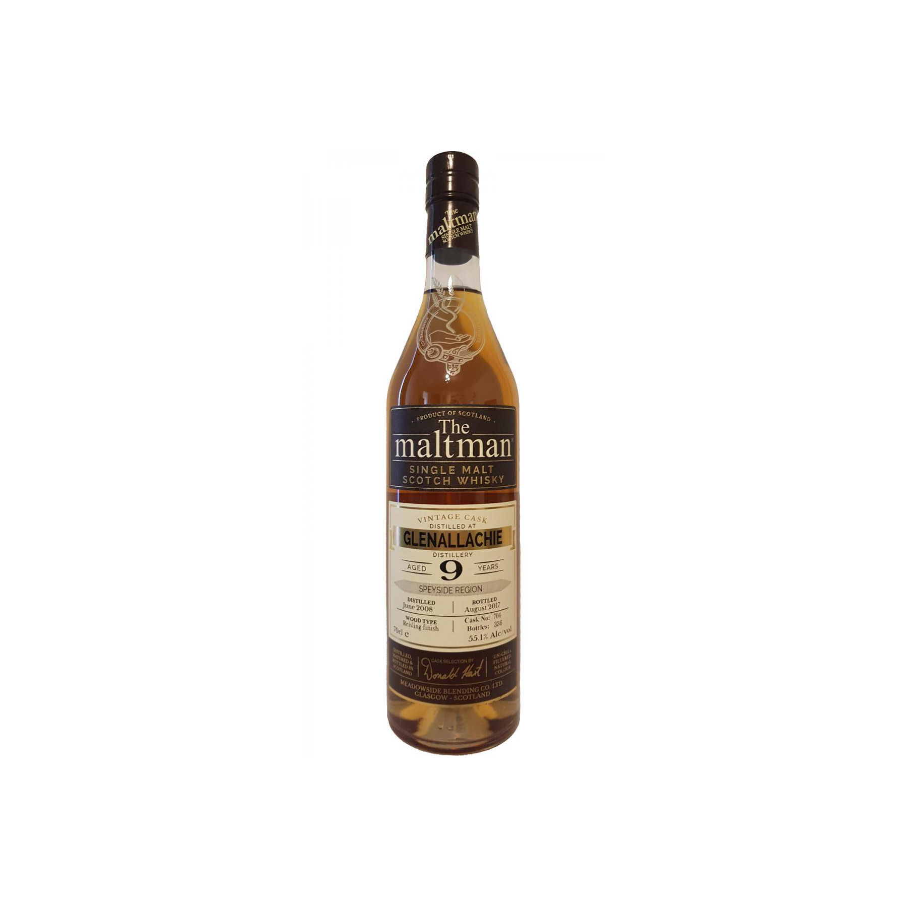 The GlenAllachie 2008 9 Years Single Malt Whisky