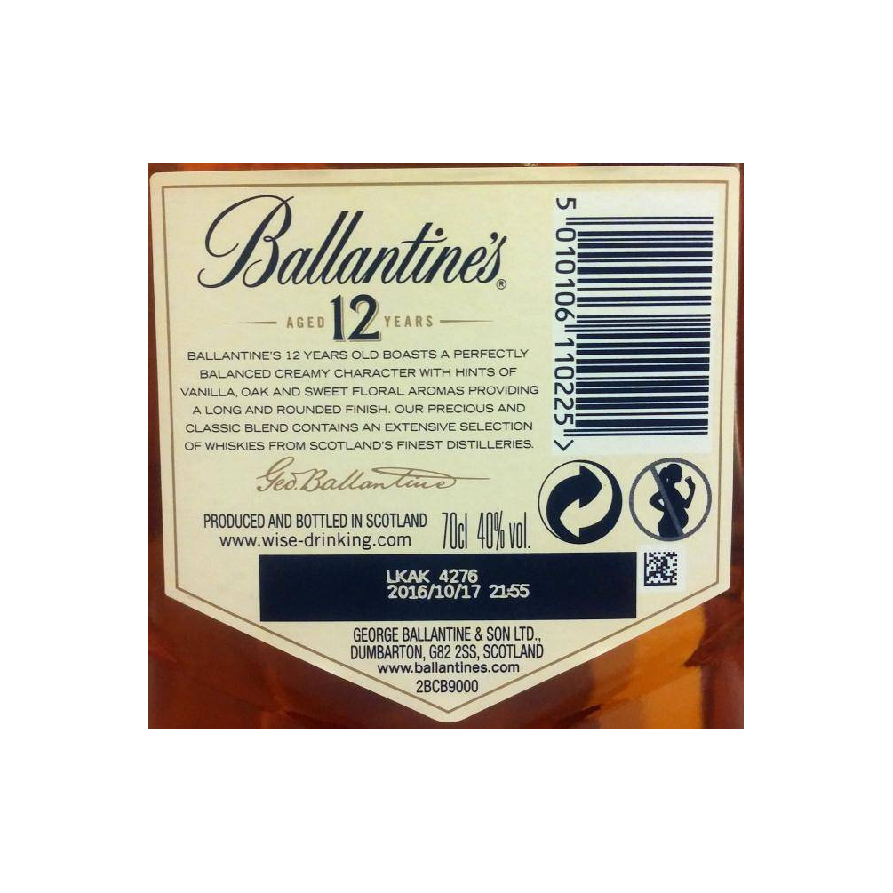 Ballantine's 12-year-old 3