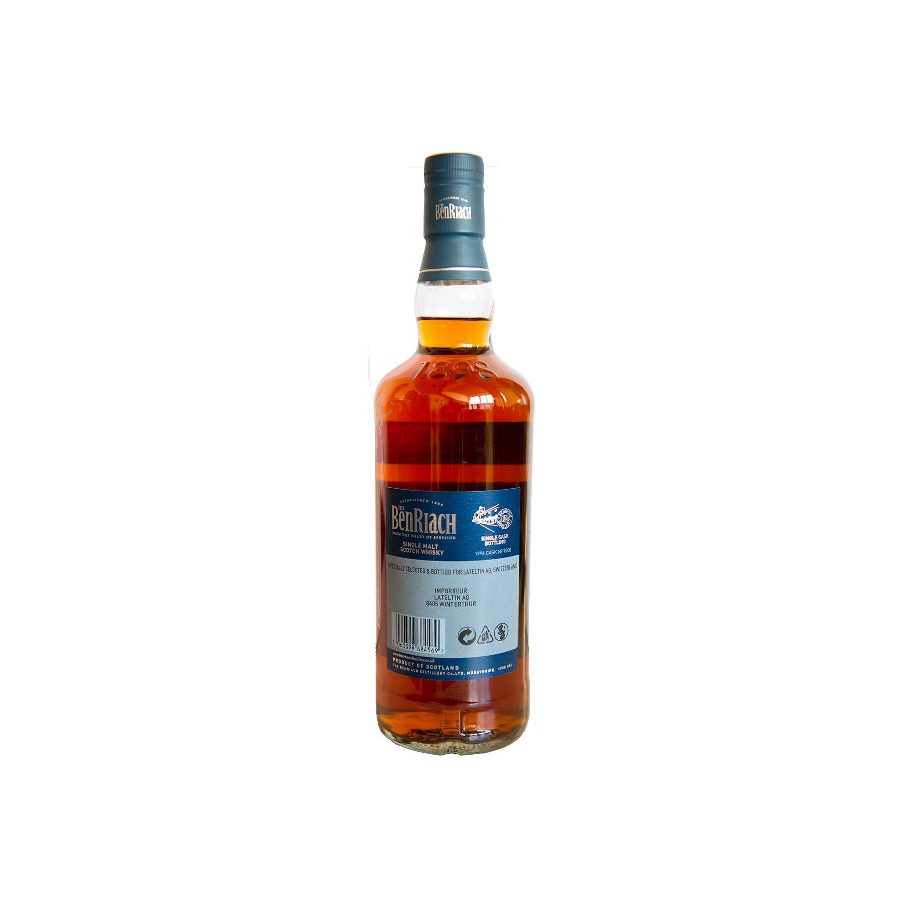 BenRiach Individual Cask Bottling 1996 20 Years Single Malt Whisky 2