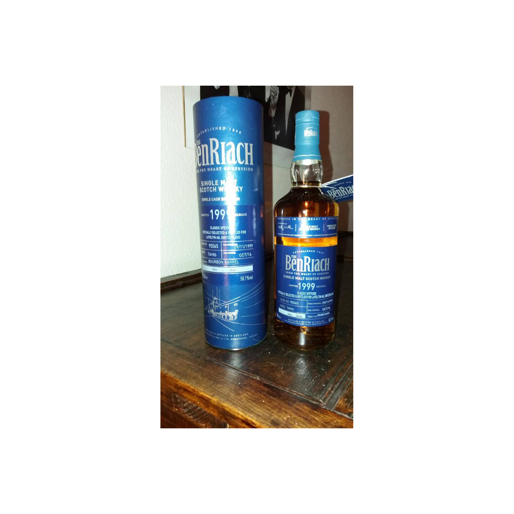 BenRiach Individual Cask Bottling 1999 16 Years Single Malt Whisky 2