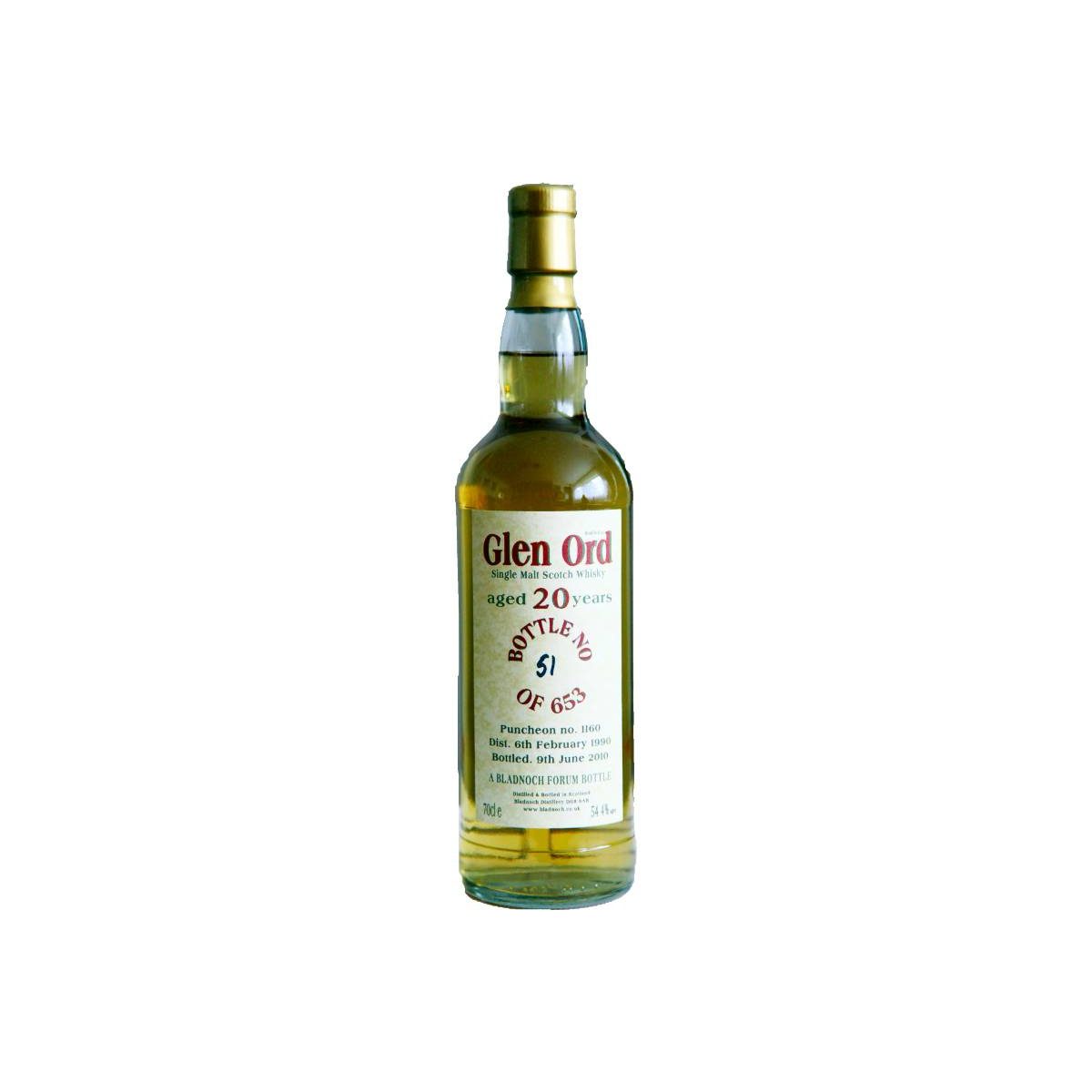 Glen Ord 1990 20 Years Single Malt Whisky
