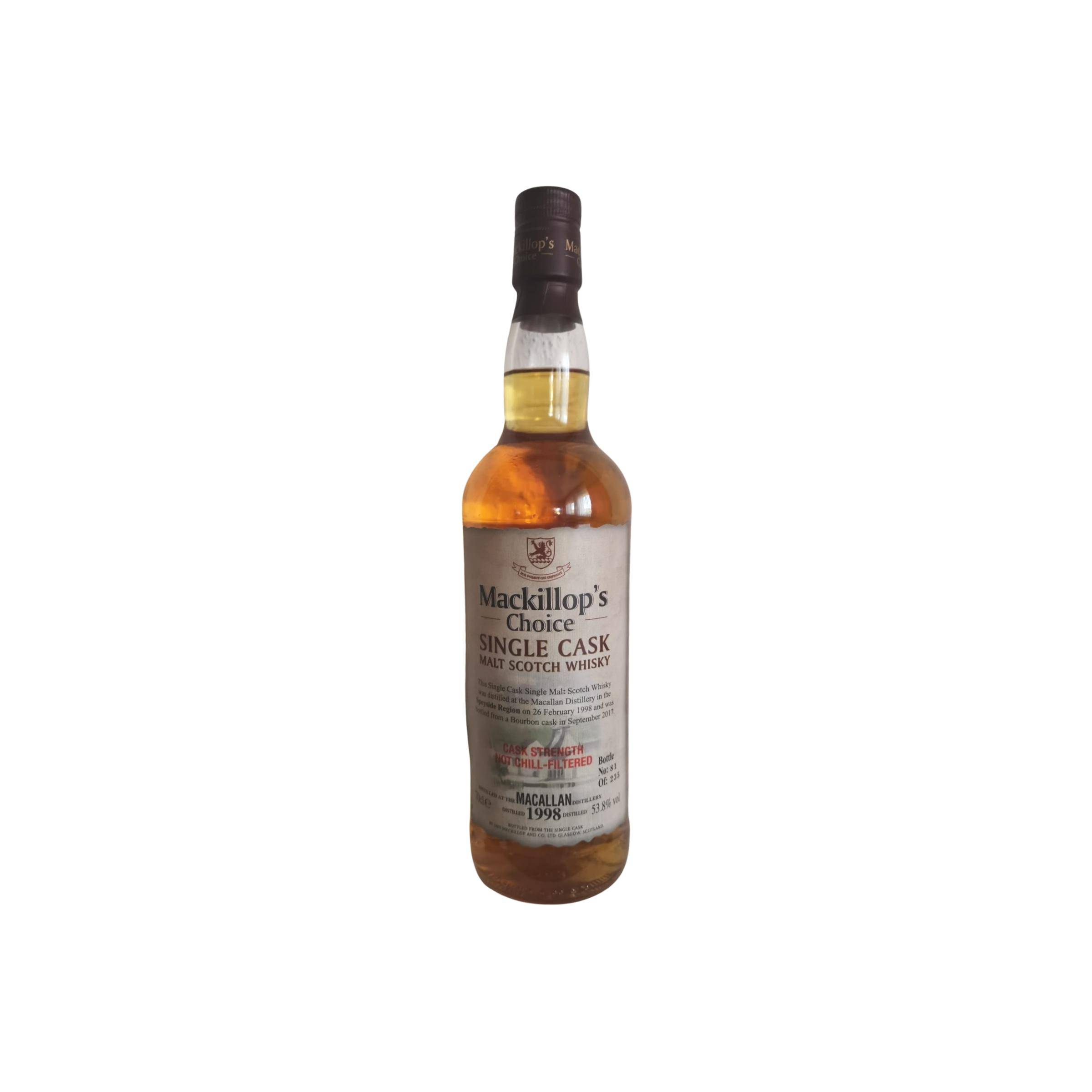 The Macallan 1998 19 Years Single Malt Whisky