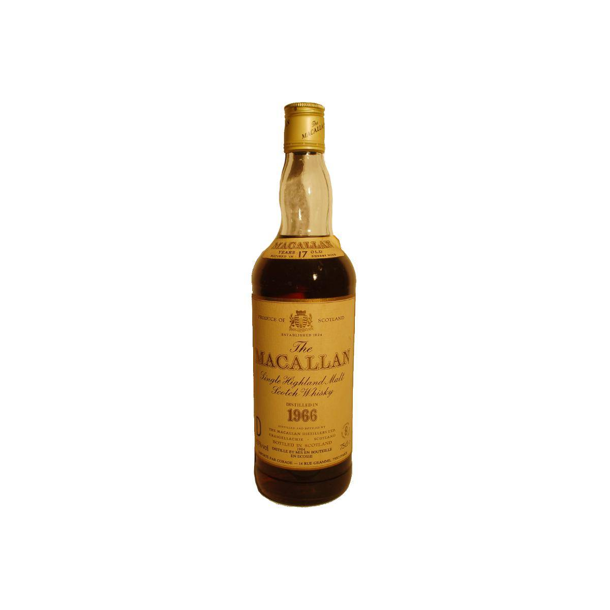 The Macallan 1966 17 Years Single Malt Whisky